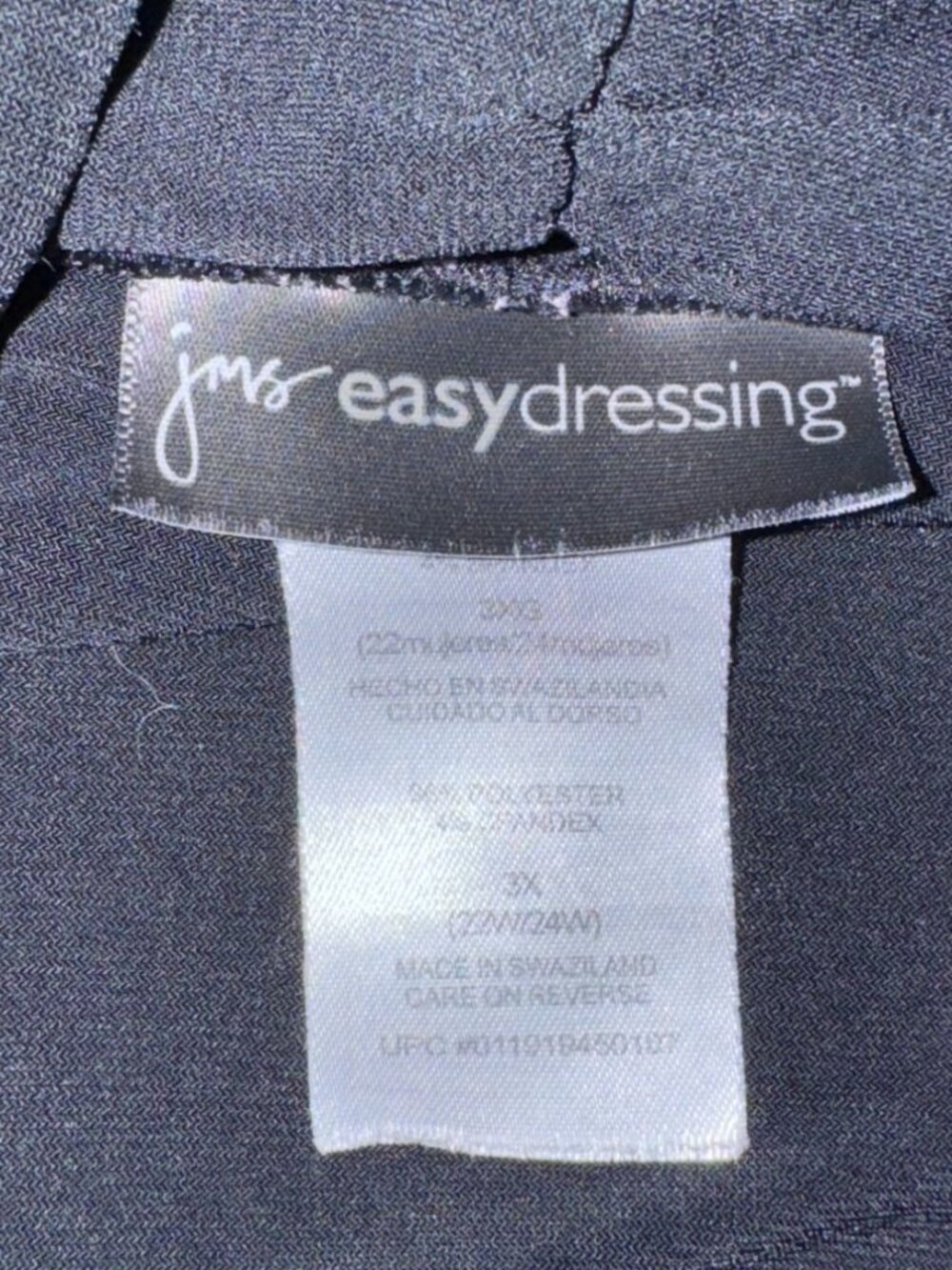 Jms Easydressing Womens Black Open-Front Cardigan Jacket 3X Lightweight Comfort - Picture 2 of 7